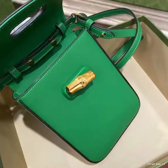 First bag ru mini handbag Bamboo Gucci 0526